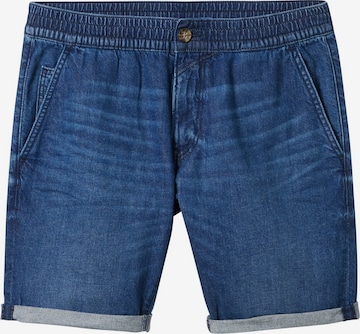 TOM TAILOR DENIM Shorts in Blau: predná strana