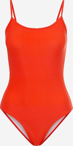 LSCN by LASCANA Bustier Badpak 'Gina' in Rood: voorkant