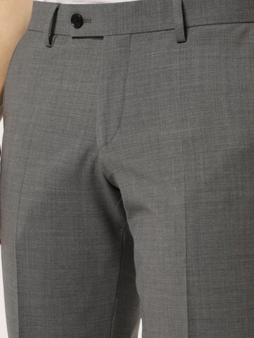 Finshley & Harding London Slim fit Pleated Pants ' Hoxdon ' in Grey