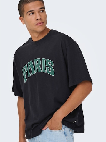 Only & Sons - Camiseta 'ONSMALIK' en negro