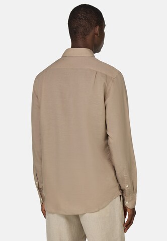 Boggi Milano Regular fit Button Up Shirt in Brown