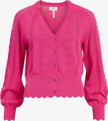 OBJECT Strickjacke 'KALINA' in Pink: predná strana