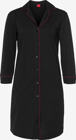 Chemise de nuit s.Oliver en noir : devant