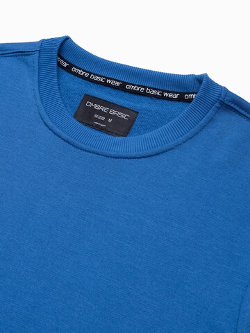 Sweat-shirt 'B978' Ombre en bleu