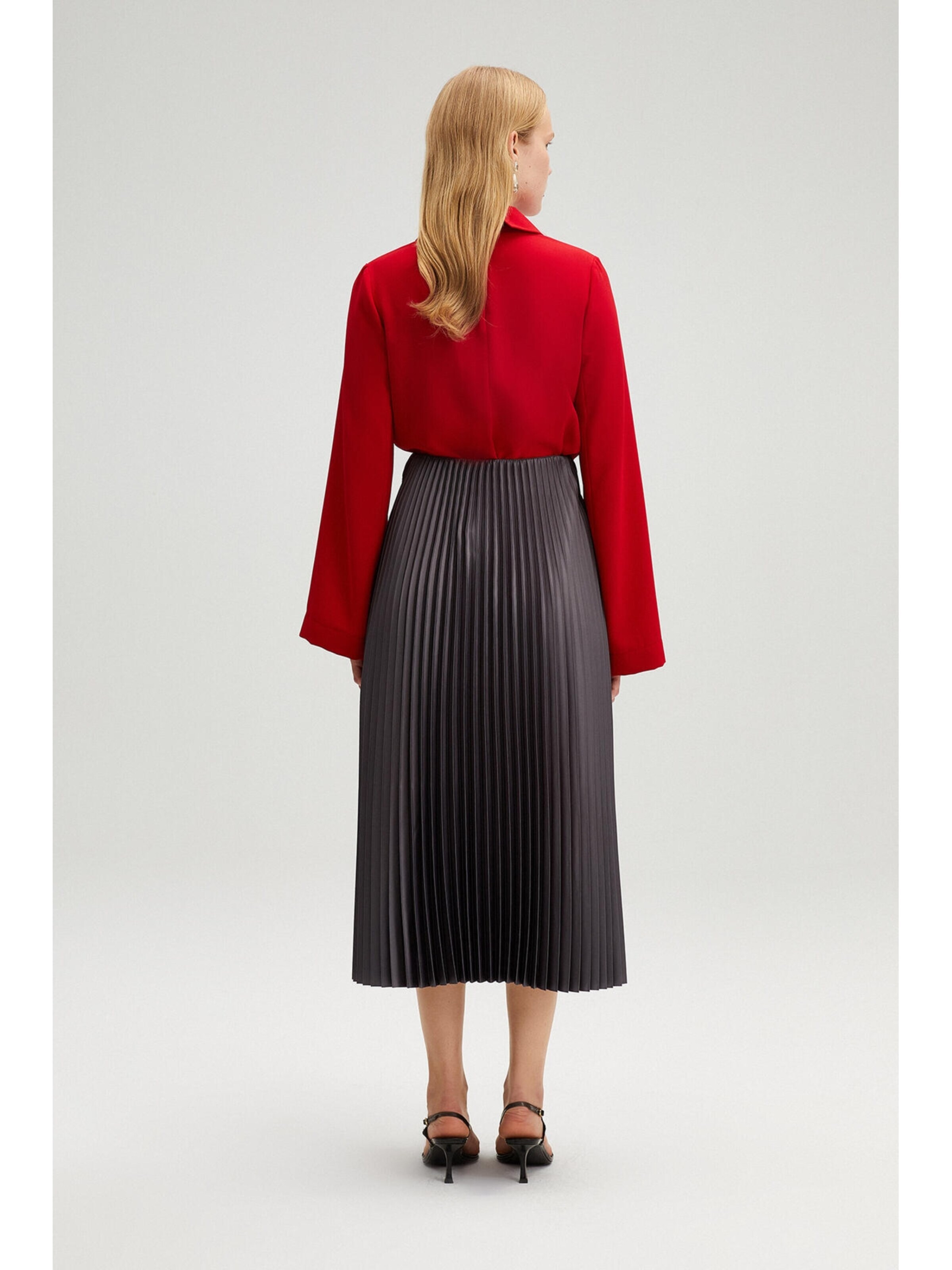 Touché Privé Rock 'Pleated Skirt'‌‌‌‌‌ in Grau