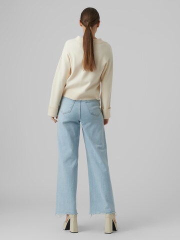VERO MODA Tröja 'GOLD NEEDLE' i beige