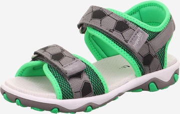 SUPERFIT Avonaiset kengät 'MIKE 3.0' värissä vihreä: etupuoli