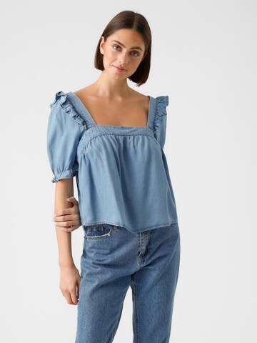 VERO MODA Bluse 'HARPER' in Blau: predná strana