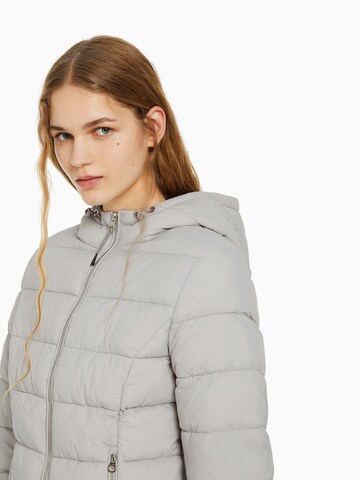 Veste mi-saison Bershka en gris