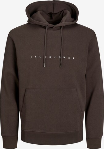 Sweat-shirt 'Star' JACK & JONES en marron : devant