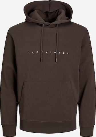 JACK & JONES Sweatshirt 'Star' in Bruin: voorkant