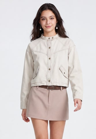 MYMO - Chaqueta de entretiempo en gris: frente
