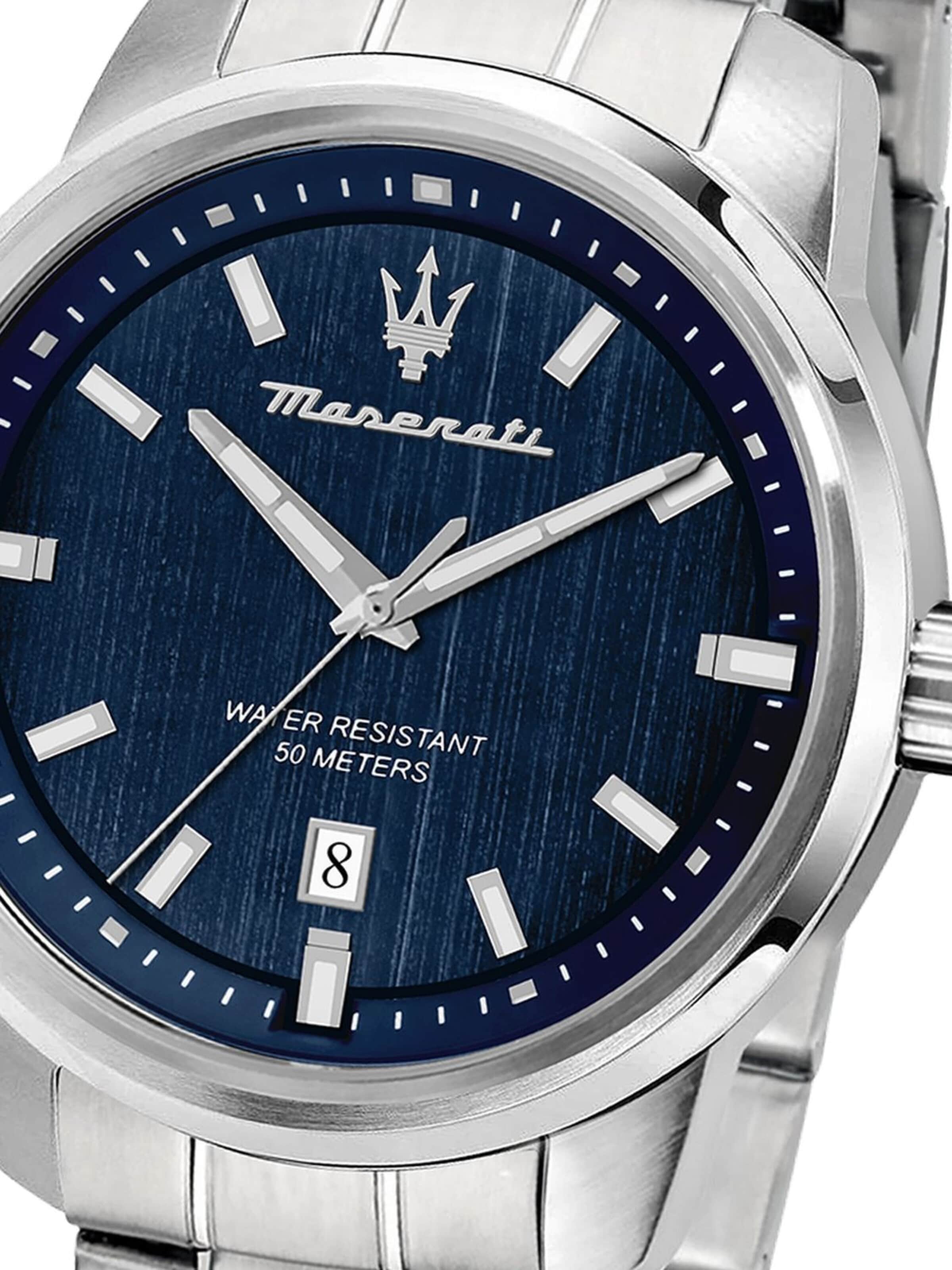 Maserati - Reloj analógico en plata
