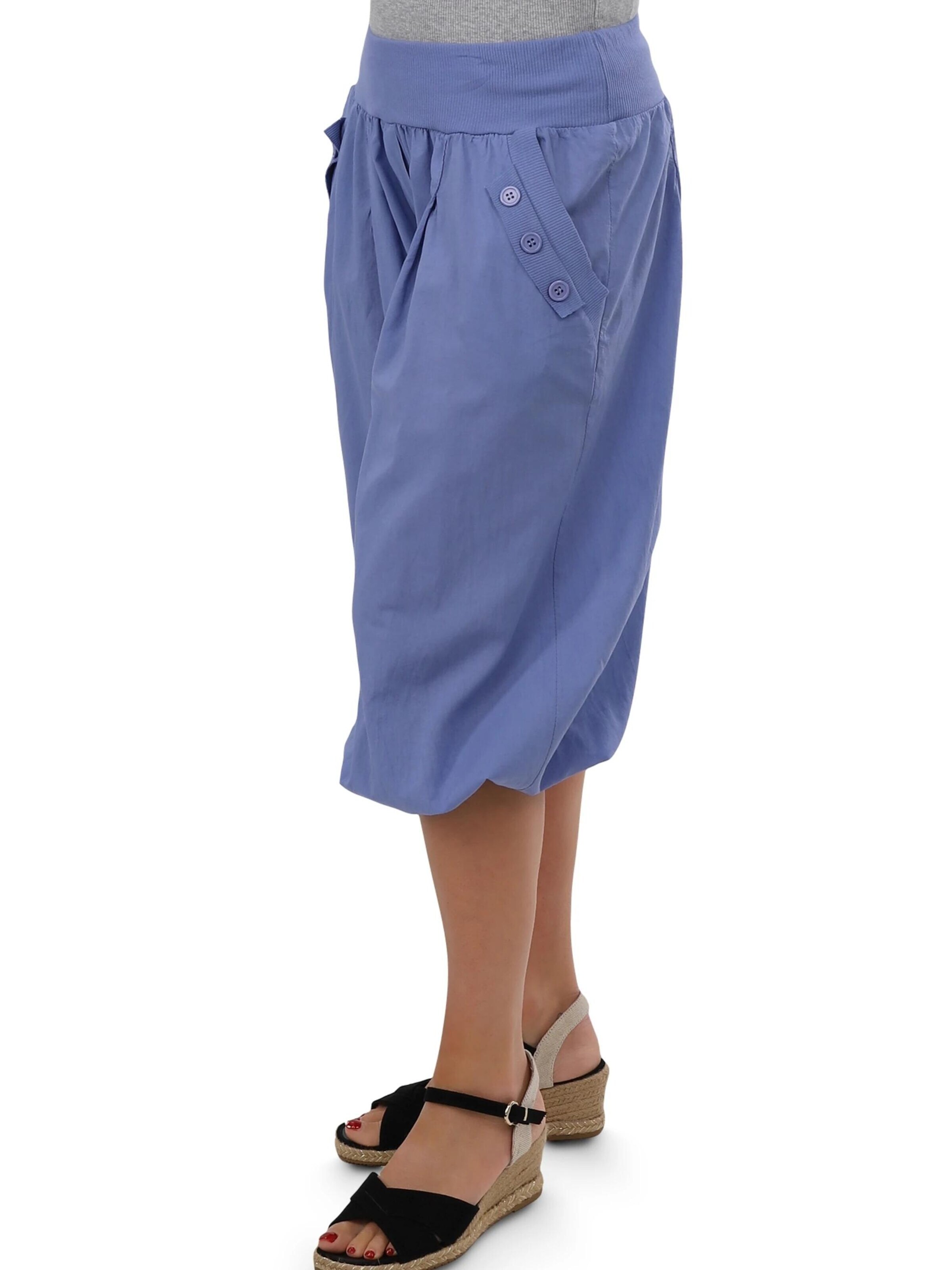 malito more than fashion Loose fit Harem Pants in Blue