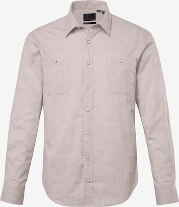 JP1880 Overhemd in Beige: voorkant