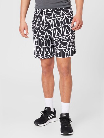ADIDAS SPORTSWEAR Regular Sportshorts 'Scrip' in Schwarz: Vorderseite