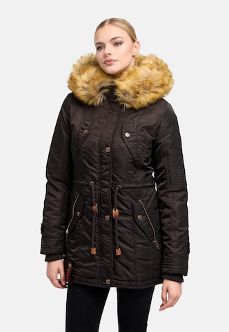 Parka invernale 'La Viva' di NAVAHOO in marrone: frontale