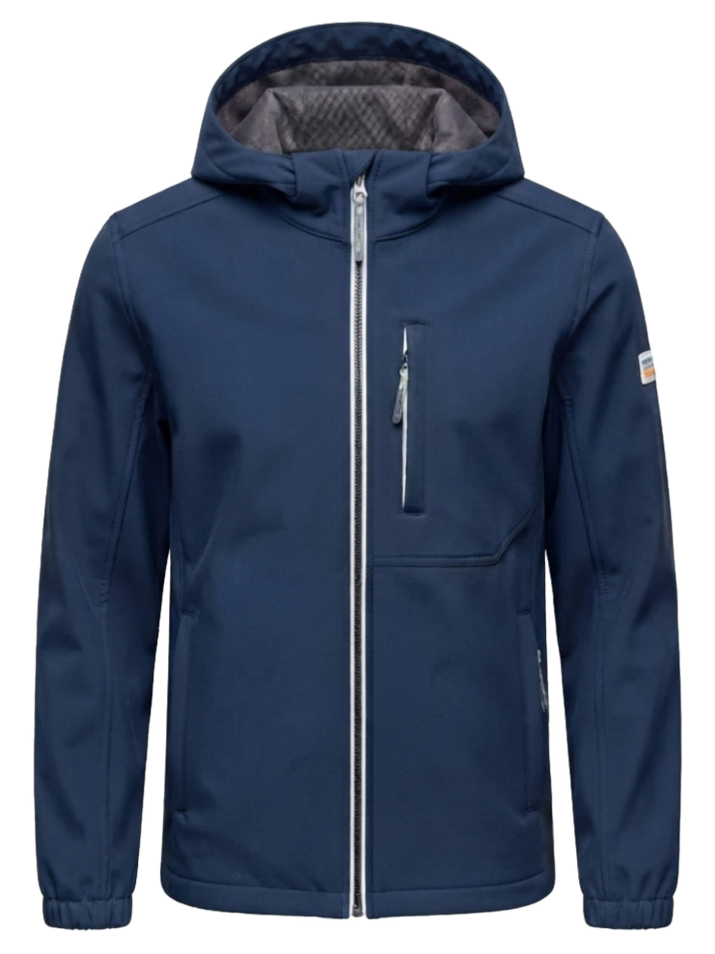 Ombre Between-Season Jacket in Blue: front
