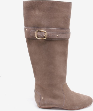 Chloé Dress Boots in 37 in Brown: front
