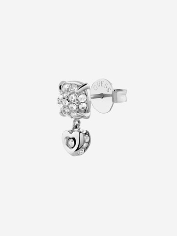 GUESS Ohrringe 'L.o.v.e.' in Silber