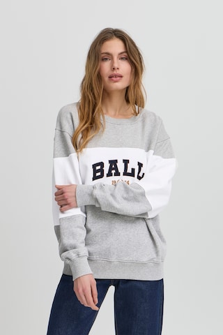 Ball Sweatshirt 'Montana' in Grau: Vorderseite