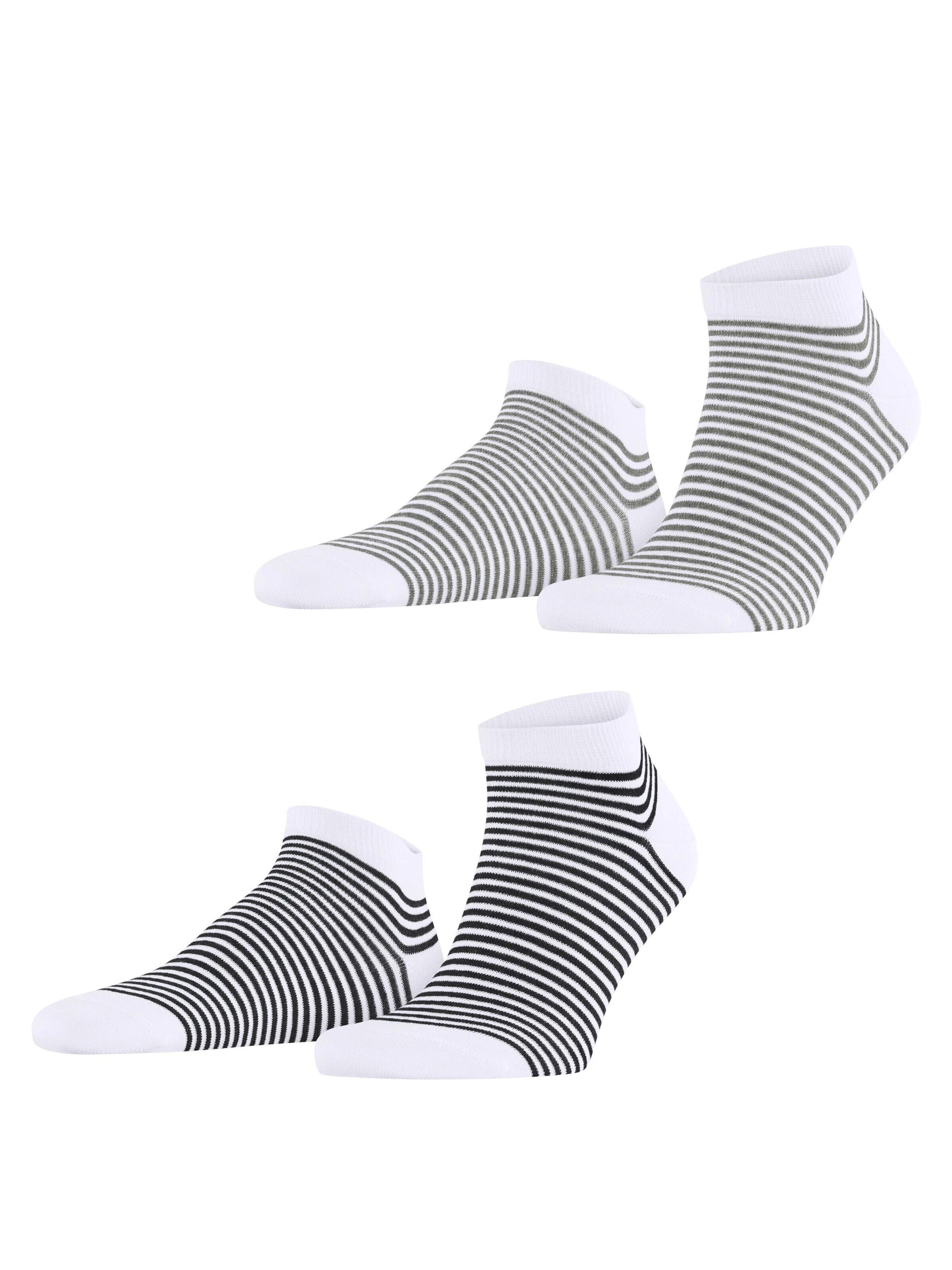 ESPRIT Füßlinge 'Fine Line 2-Pack'‌‌‌‌‌‌‌‌ in Mischfarben: Vorderseite