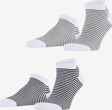 ESPRIT Füßlinge 'Fine Line 2-Pack' in Mischfarben: Vorderseite
