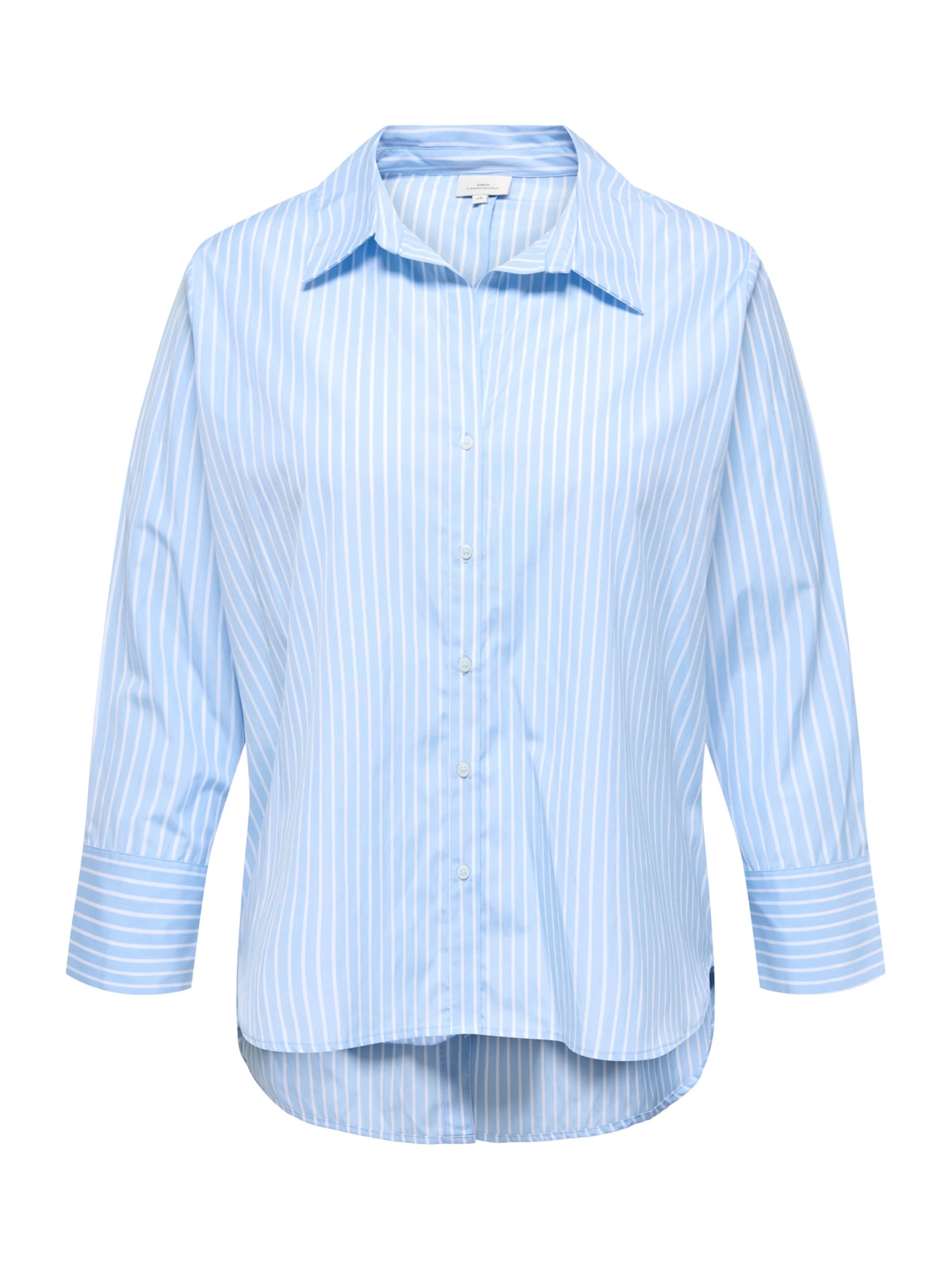 ONLY Carmakoma Blouse 'CAROREGON ALVA' in Blue: front