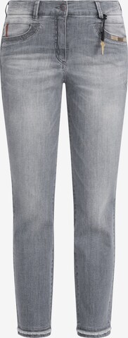 Recover Pants Slimfit Jeans 'Alexa' in Grijs: voorkant