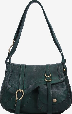 Campomaggi Shoulder Bag in Green: front