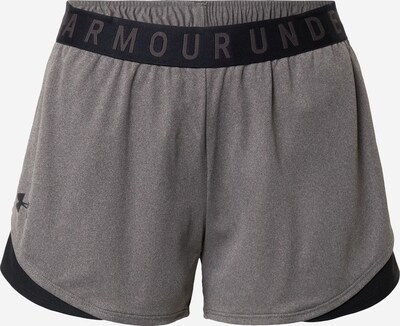 UNDER ARMOUR Workout Pants 'Play Up' in Grey / Black, Item view