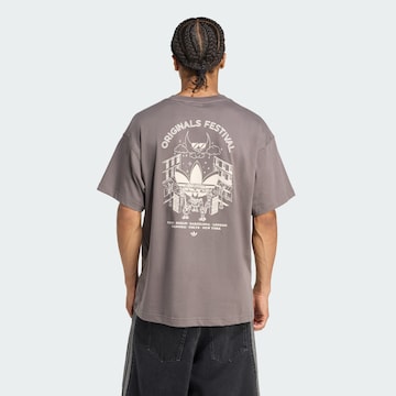 Maglietta 'Street Band' di ADIDAS ORIGINALS in grigio: frontale