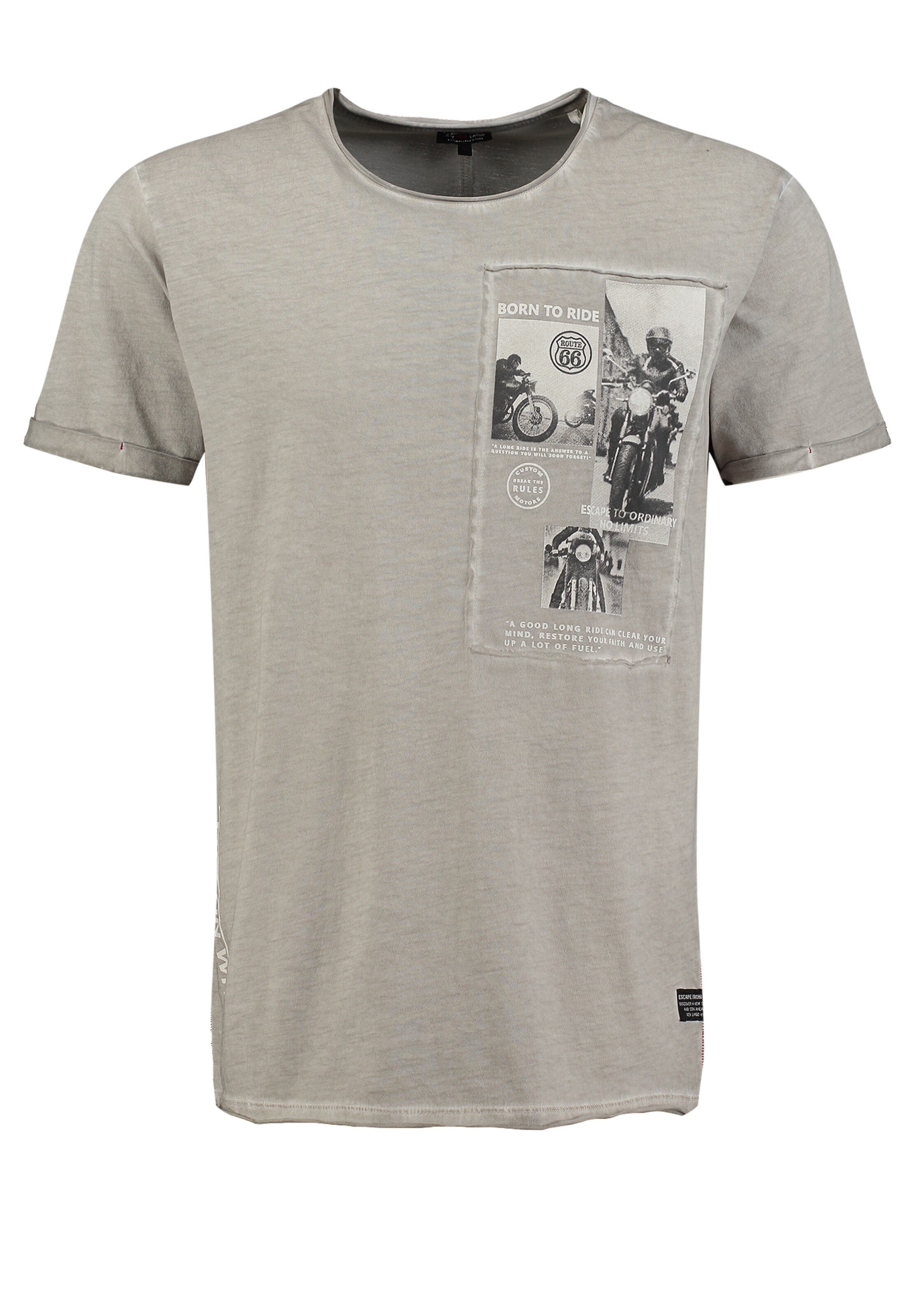 Key Largo Camiseta 'Klwheels' en gris, Vista del producto