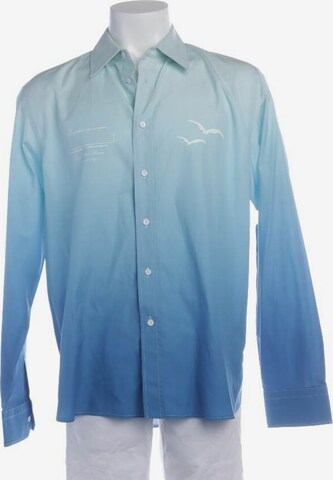 Louis Vuitton Button Up Shirt in L in Blue: front