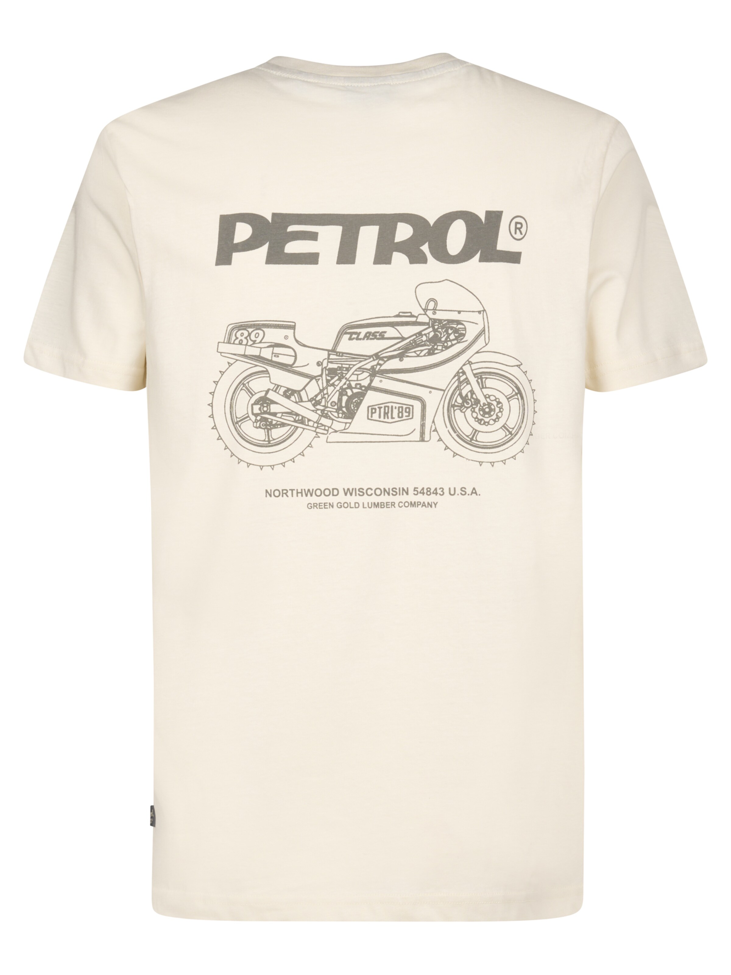 T-Shirt Petrol Industries en blanc