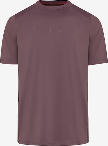 T-Shirt fonctionnel 'Volta' Born Living Yoga en rouge : devant