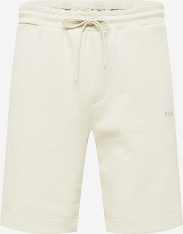 BOSS Orange Pants 'Headlo' in White: front