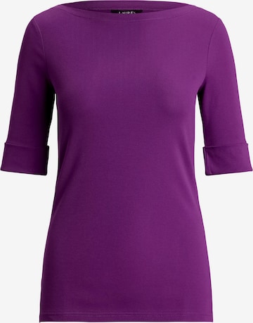 T-shirt 'JUDY' Lauren Ralph Lauren en violet : devant