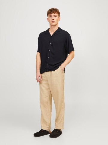 JACK & JONES - Regular Fit Camisa 'JEFF' em preto