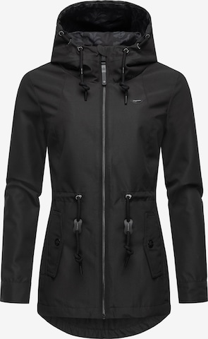 Ragwear Between-season jacket 'Monadis' in Black: front