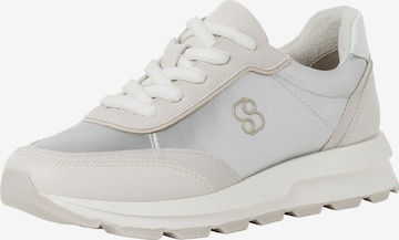 Sneaker bassa di s.Oliver in beige: frontale