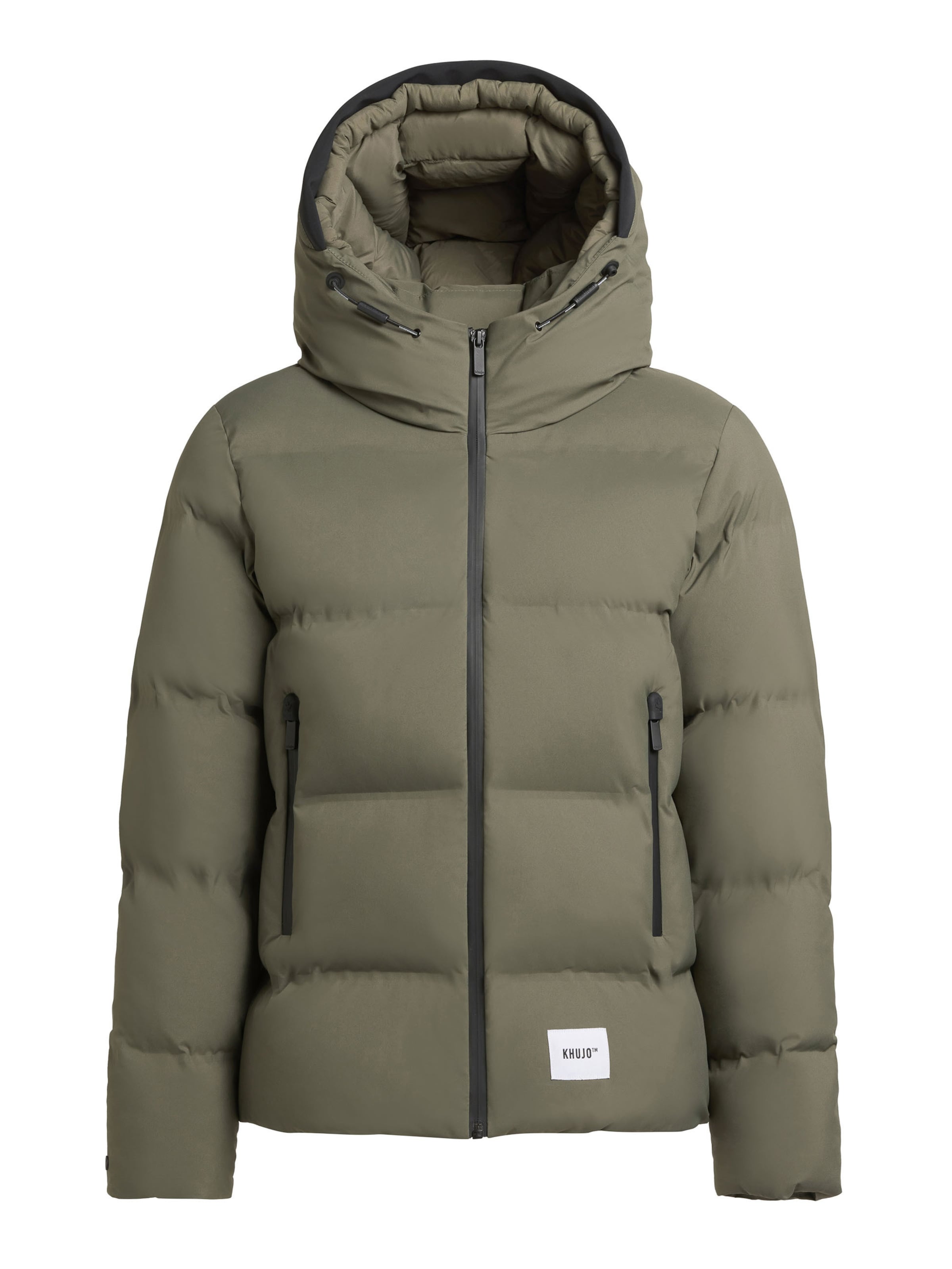 khujo Winterjas 'Liev2' in Groen: voorkant