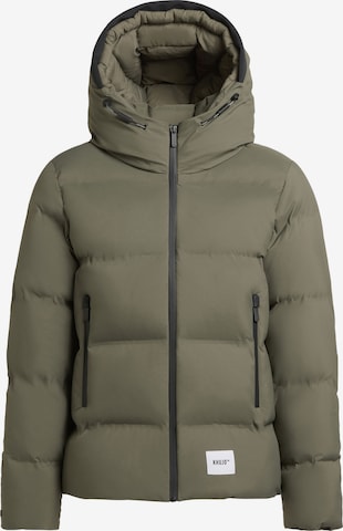 Veste d’hiver 'Liev2' khujo en vert : devant