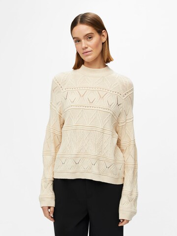 OBJECT Pullover 'SOLAR' in Beige: predná strana