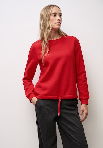 STREET ONE Sweatshirt in Red: front