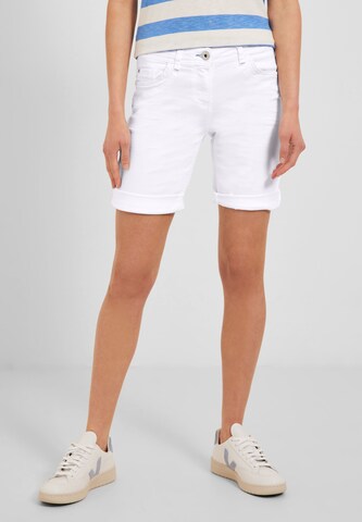 CECIL Regular Jeans in White: front