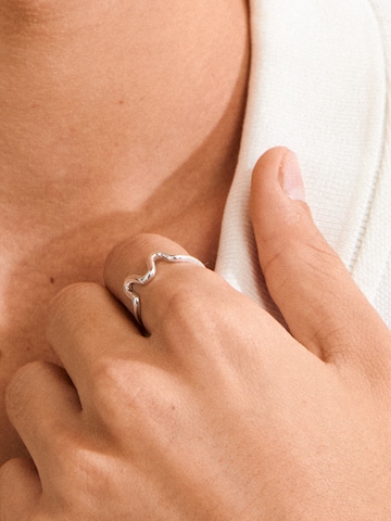 Bague 'LULU' Pilgrim en argent : devant