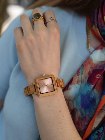 Orologio analogico 'La Piccola Natura' di La Moda Me in rosa: frontale