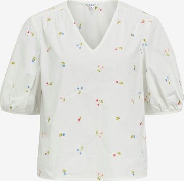 OBJECT Pusero 'OBJFLOWIE' värissä valkoinen: etupuoli