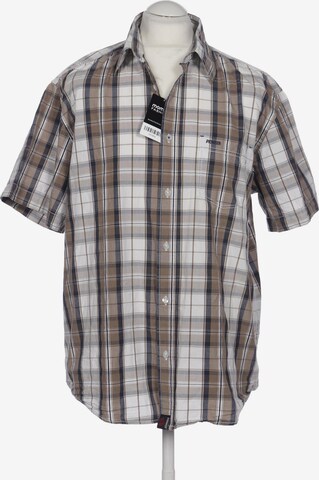 PIONEER Button Up Shirt in XL in Brown: front